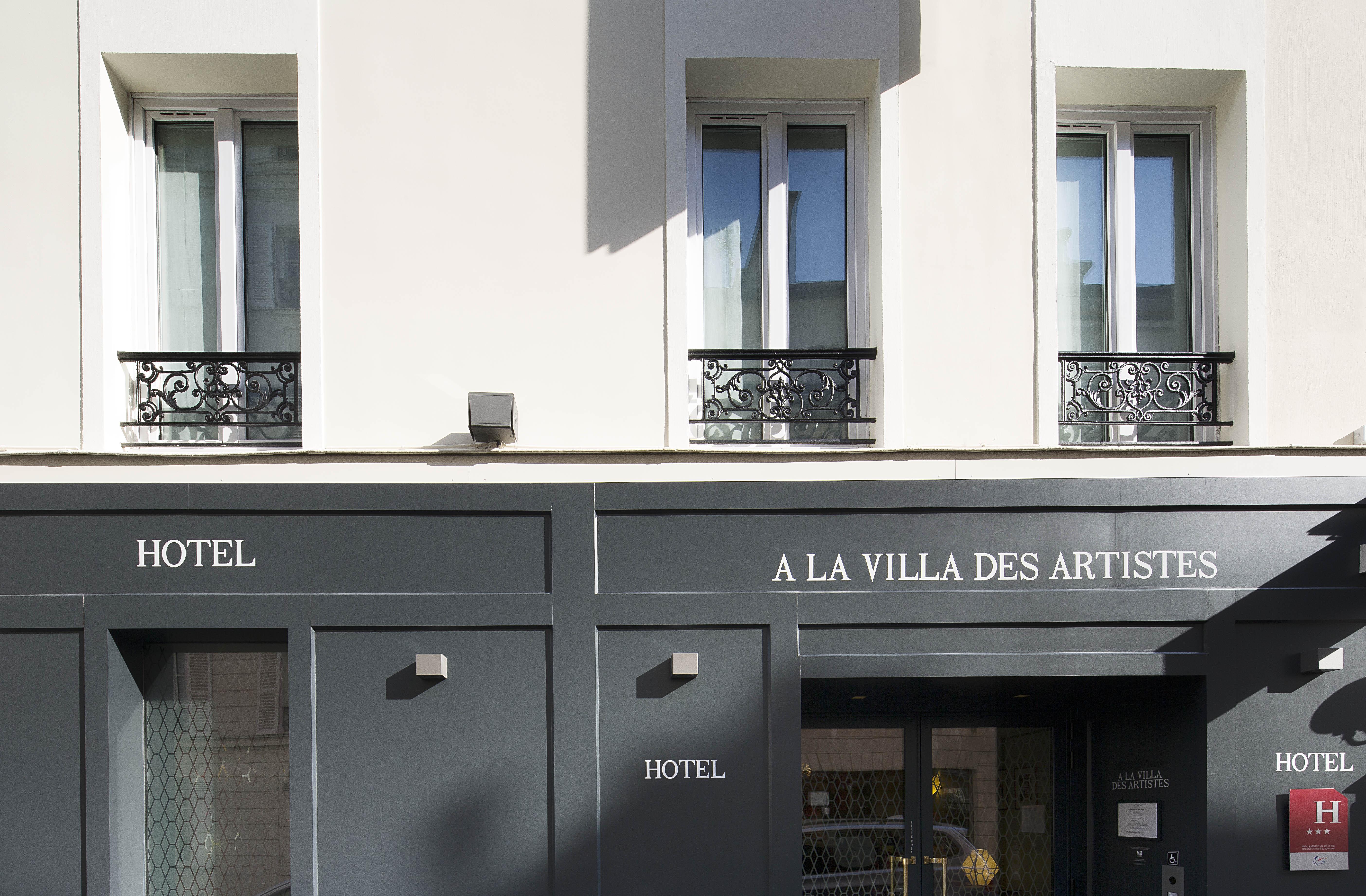 Hotel A La Villa Des Artistes Париж Экстерьер фото